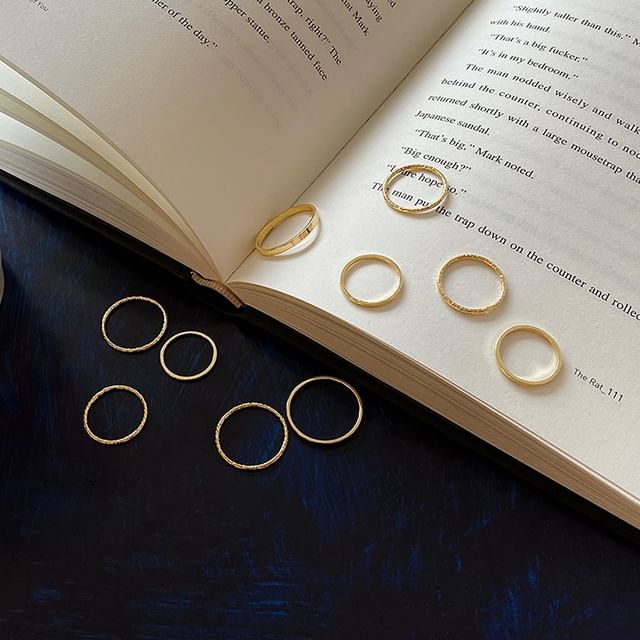 Jael-Set of 10 Alloy Ring