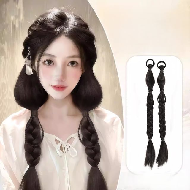 Jasmintinea-Braided Hair Extension Set