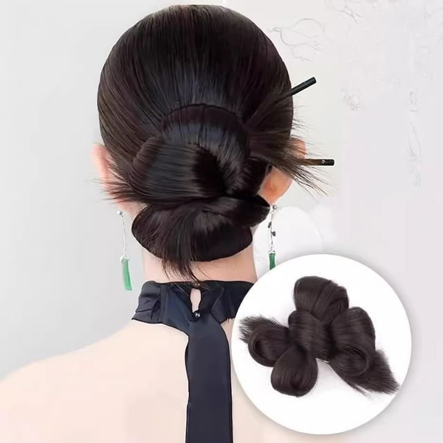 Jasmintinea-Bun Braided Hair Extension