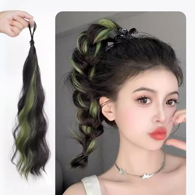 Jasmintinea-Curly Highlight Hair Extension