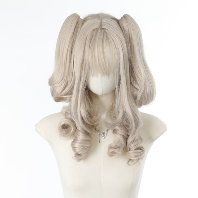 Jasmintinea-Long Full Wig - Curly Pigtails