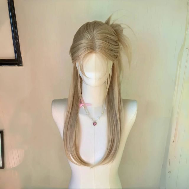 Jasmintinea-Long Full Wig - Straight with Hair Net