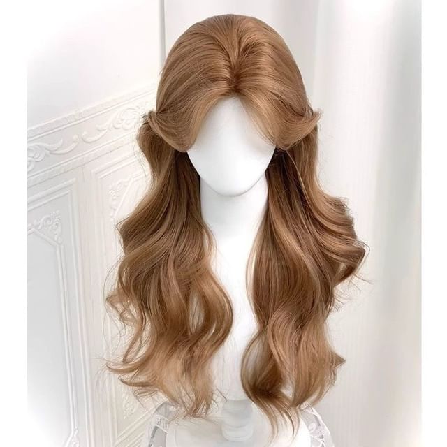 Jasmintinea-Long Full Wig - Wavy with Hair Net