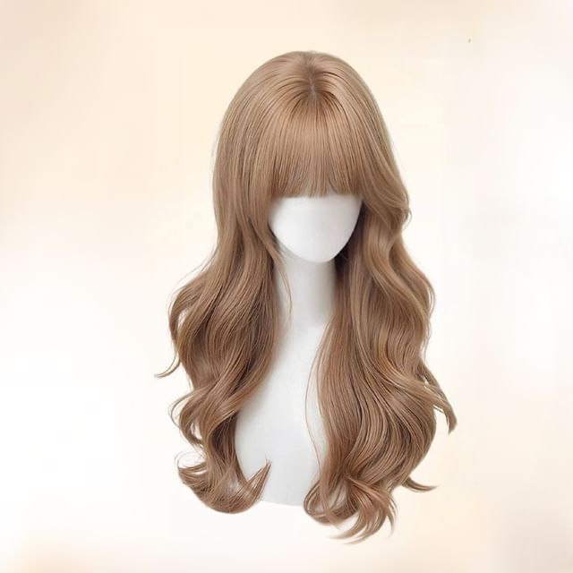 Jasmintinea-Long Full Wig - Wavy with Hair Net