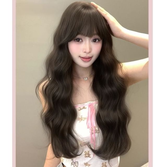Jasmintinea-Long Wavy Clip On Hair Extension