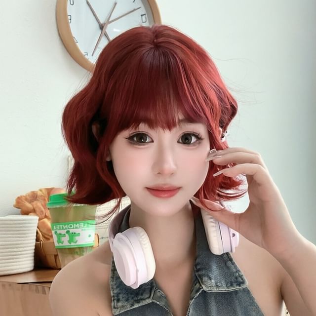 Jasmintinea-Short Full Wig - Wavy