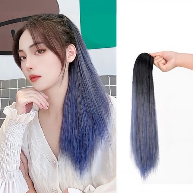 Jasmintinea-Straight Ponytail - Gradient