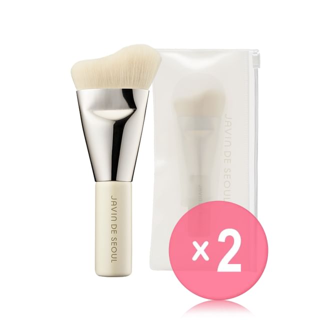 JAVIN DE SEOUL-Bloom Foundation Brush Mini 2pcs Bundle Set