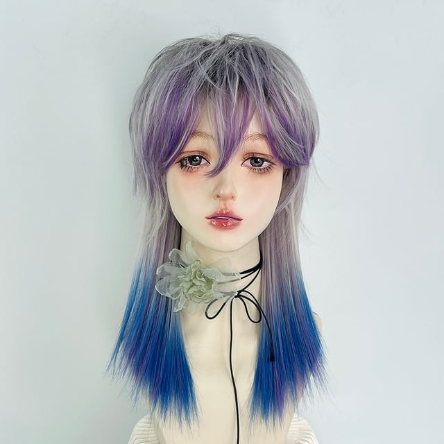 Jellyfish-Long Full Wig - Straight Gradient