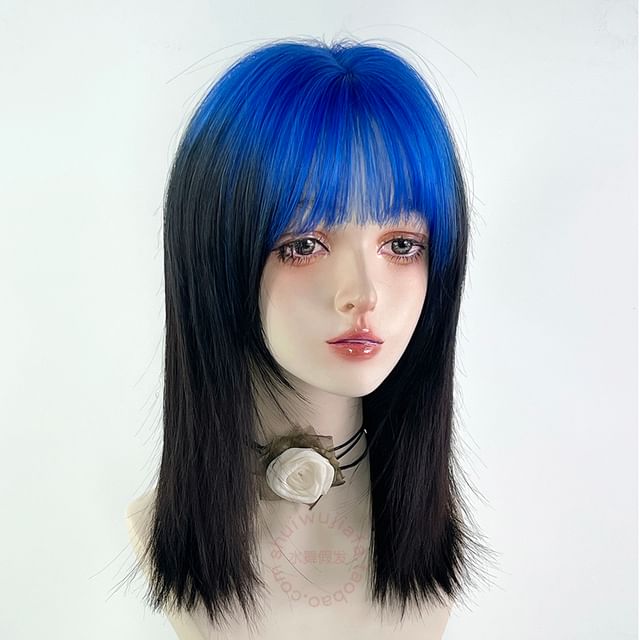 Jellyfish-Long Full Wig - Straight Gradient