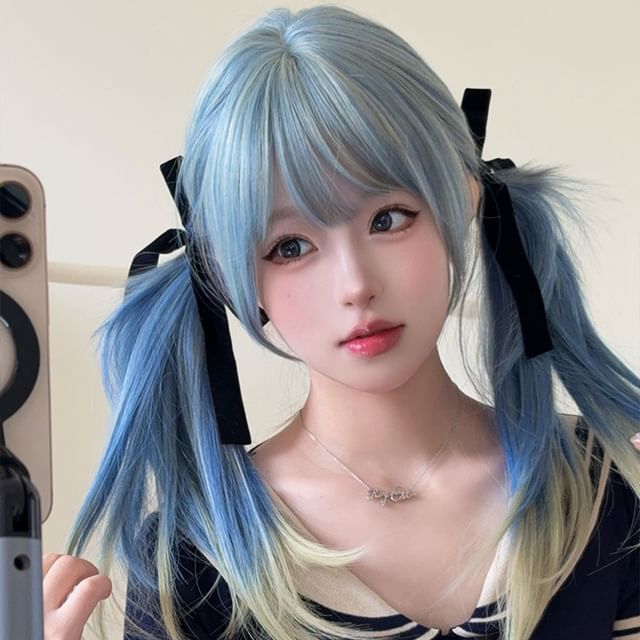 Jellyfish-Long Full Wig - Straight Highlight