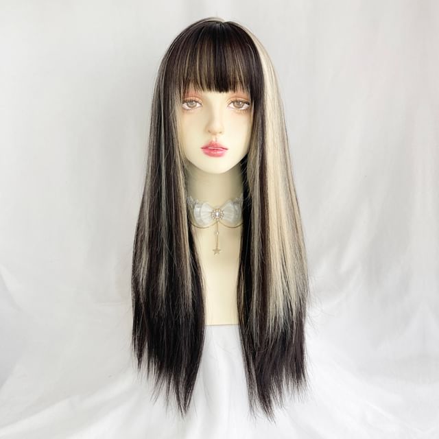 Jellyfish-Long Full Wig - Straight Highlight