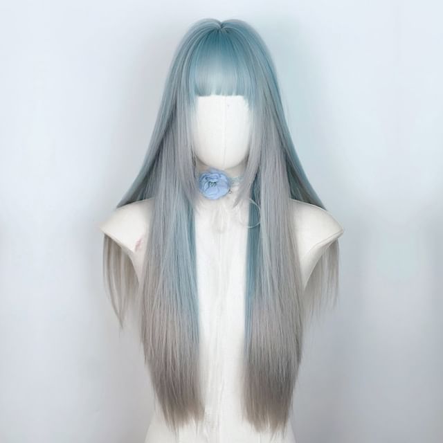 Jellyfish-Long Full Wig - Straight Highlight