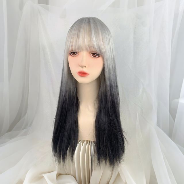 Jellyfish-Long Full Wig - Straight Highlight
