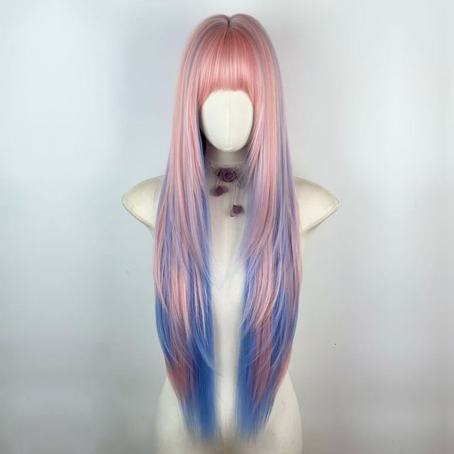 Jellyfish-Long Full Wig - Straight Highlight