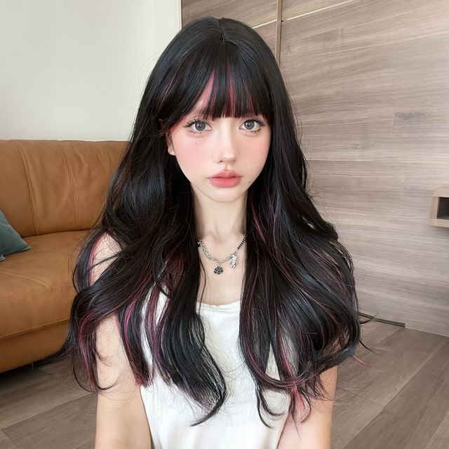 Jellyfish-Long Full Wig - Straight Highlight