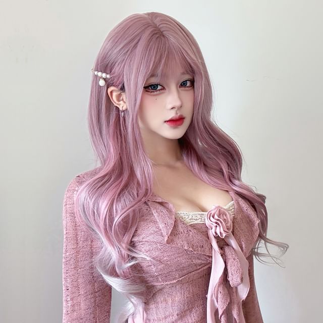 Jellyfish-Long Full Wig - Wavy Gradient