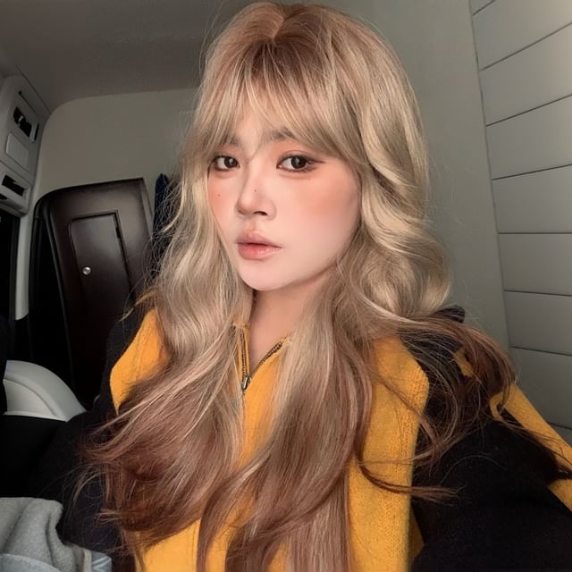 Jellyfish-Long Full Wig - Wavy Gradient