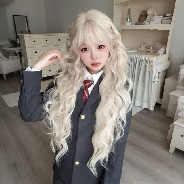 Jellyfish-Long Full Wig - Wavy