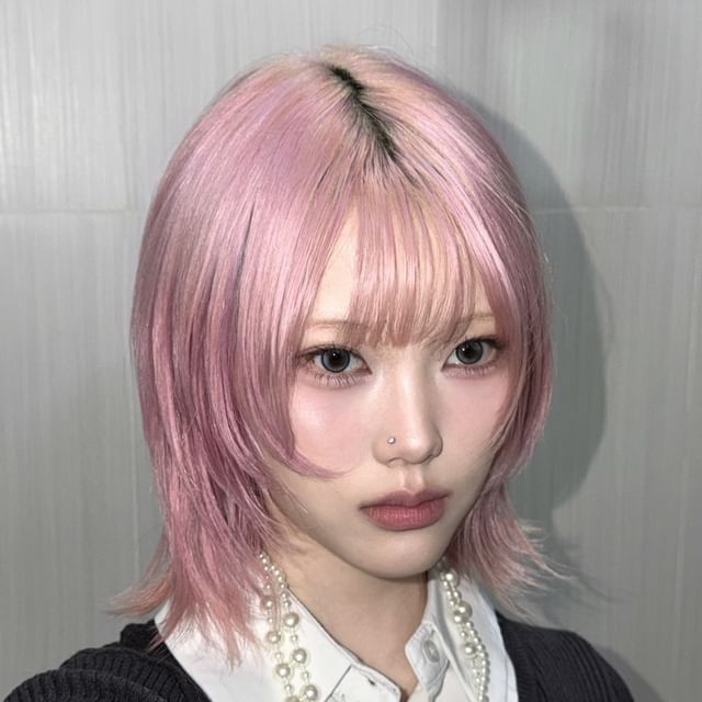 Jellyfish-Short Full Wig - Bob Highlight