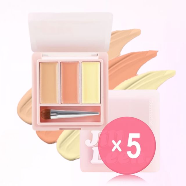 JILL LEEN-3 Colors Creamy Balancing Concealer - Corect 5pcs Bundle Set