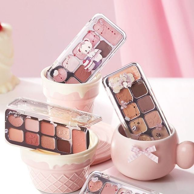 JILL LEEN - All In One 9-Color Eyeshadow Palette Bear Edition - 4