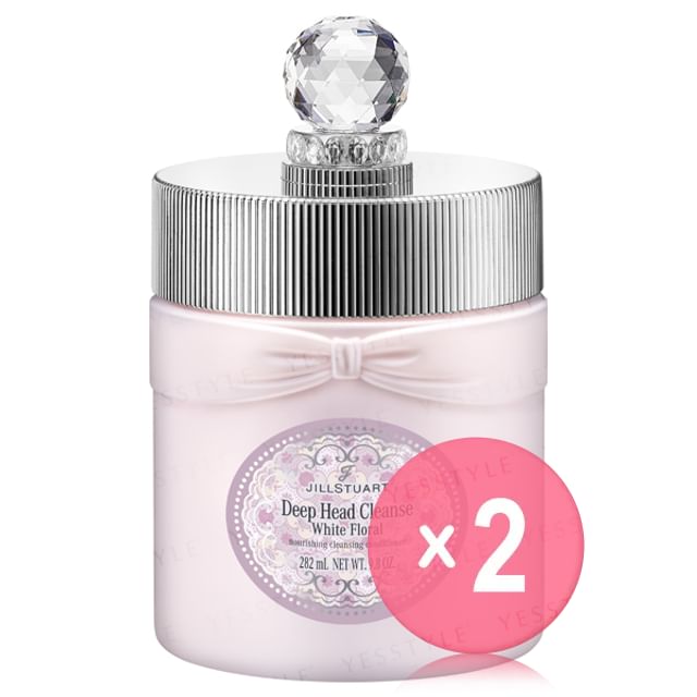 Jill Stuart-White Floral Deep Head Cleanse 2pcs Bundle Set