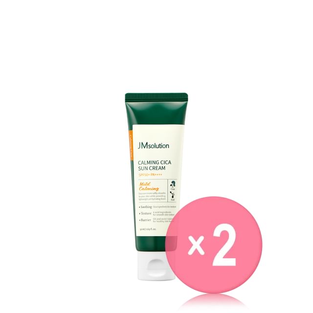 JMsolution-Calming Cica Sun Cream 2pcs Bundle Set