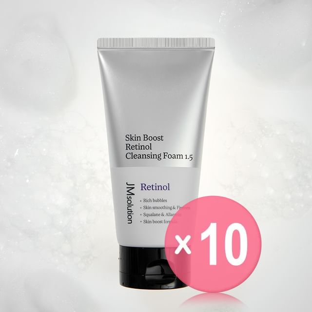JMsolution-Skin Boost Retinol Cleansing Foam 15 10pcs Bundle Set