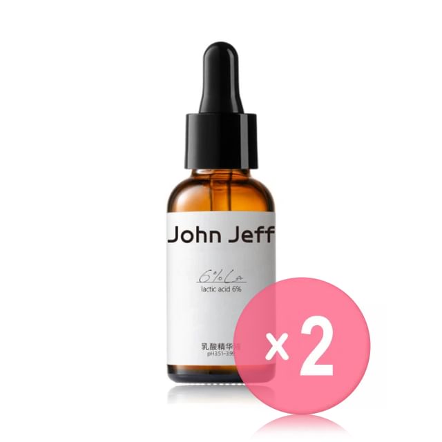 John Jeff-6 Lactic Acid Serum 2pcs Bundle Set