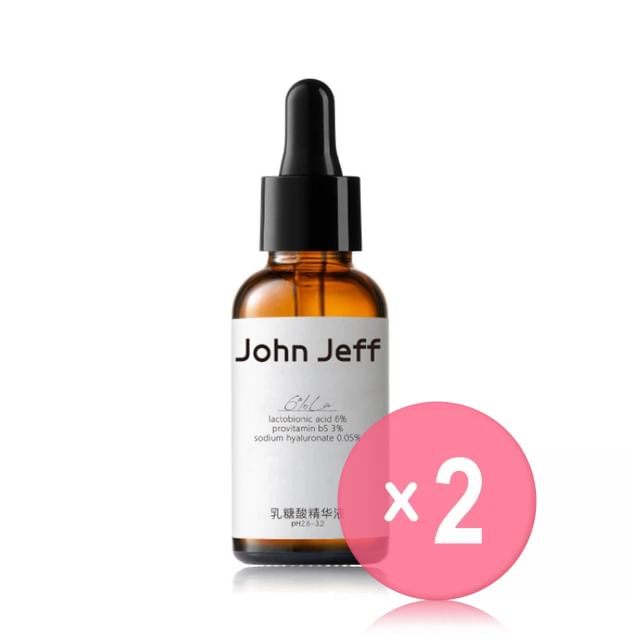 John Jeff-6 Lactobionic Acid Serum 2pcs Bundle Set
