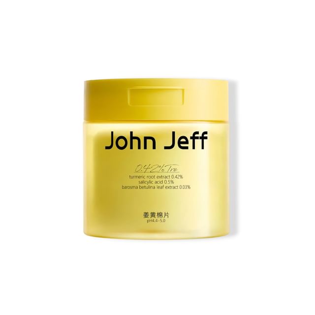 John Jeff-Turmeric Cotton Pads