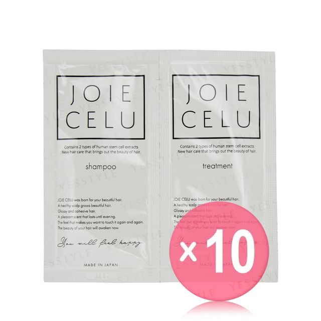 JOIE CELU-Moist Shampoo Treatment Trial Set 10pcs Bundle Set
