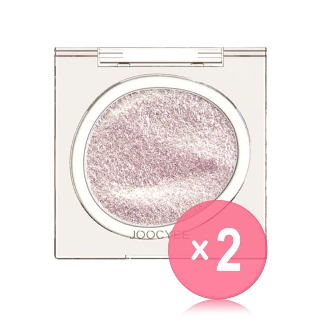 JOOCYEE-Glitter Eyeshadow Single - 6 Colors 2pcs Bundle Set