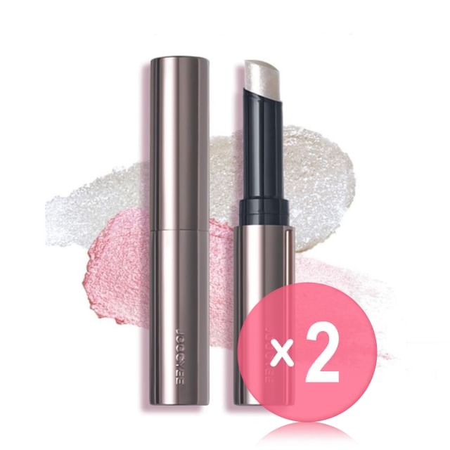 JOOCYEE-Jelly Highlighter Glitter Stick - 11 Colors 2pcs Bundle Set