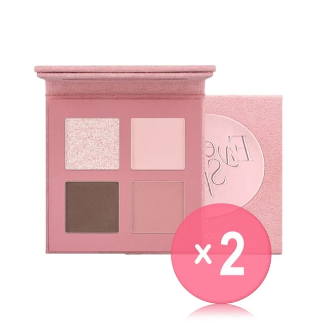 JOOCYEE-Mini Quad Eyeshadow - 4 Types 2pcs Bundle Set