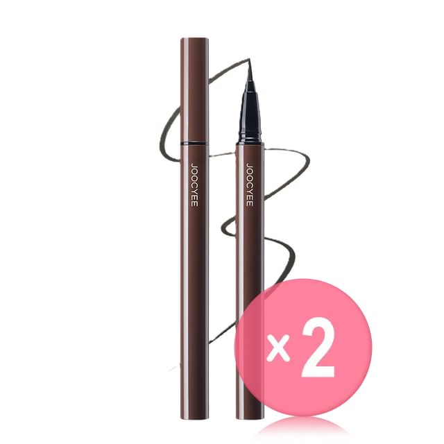 JOOCYEE-Smooth Liquid Eyeliner - 2 Colors 2pcs Bundle Set
