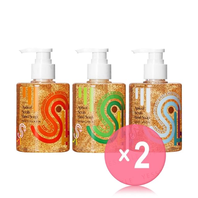 Joy-coco-Apricot Scrub Hand Soap 2pcs Bundle Set