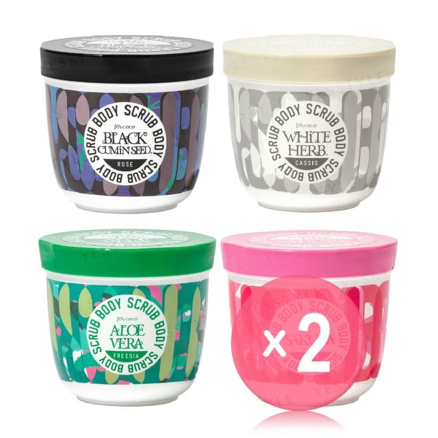 Joy-coco-Body Scrub 2pcs Bundle Set