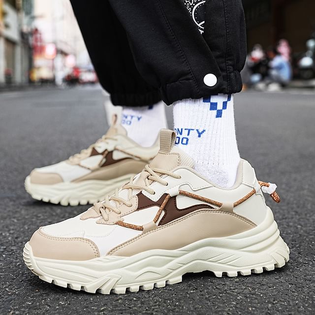 Jozev-Color Block Chunky Sneakers