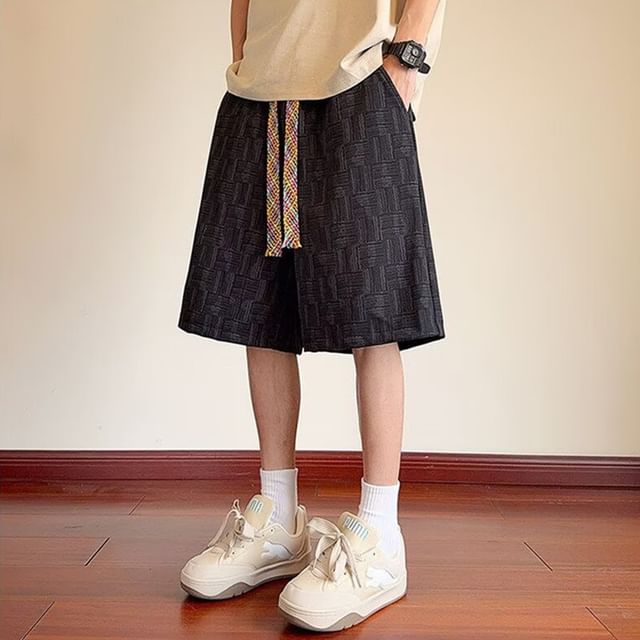 Jozev-Drawstring Waist Woven Shorts