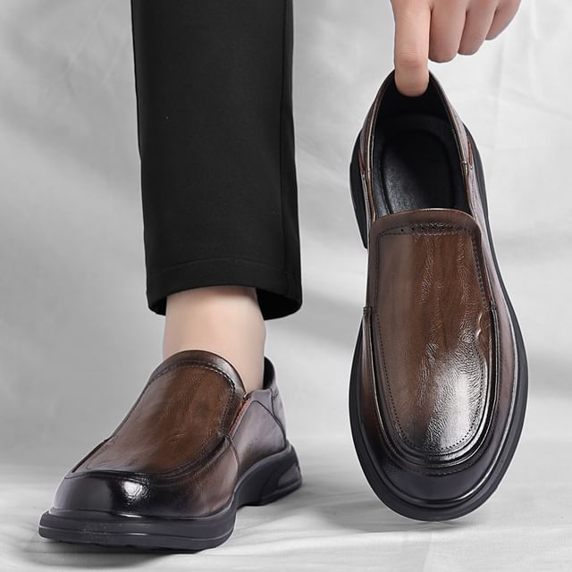 Jozev-Faux Leather Loafers