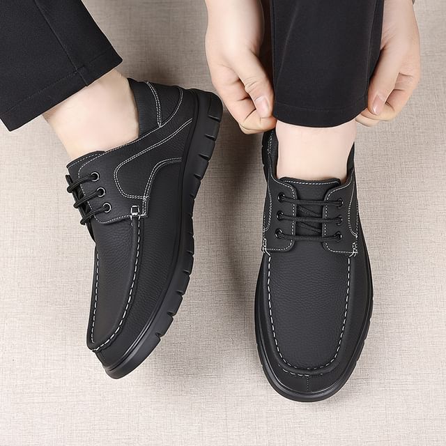 Jozev-Lace-Up Boat Shoes