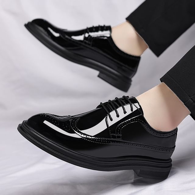 Jozev-Lace-Up Wingtip Brogue Derby Shoes