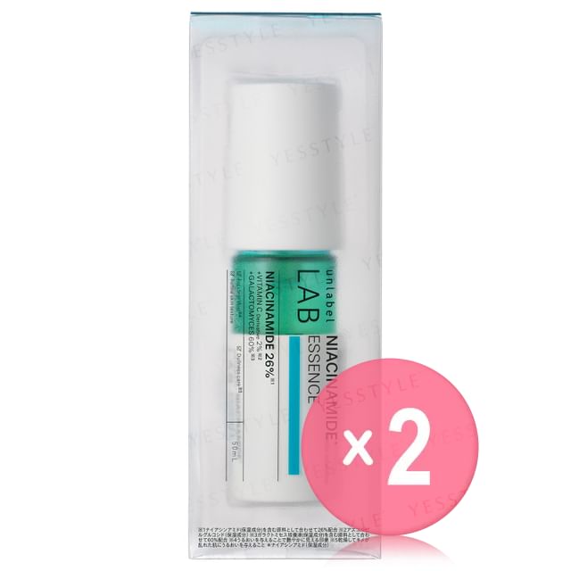 JPS LABO-Unlabel Lab Niacinamide Essence 2pcs Bundle Set