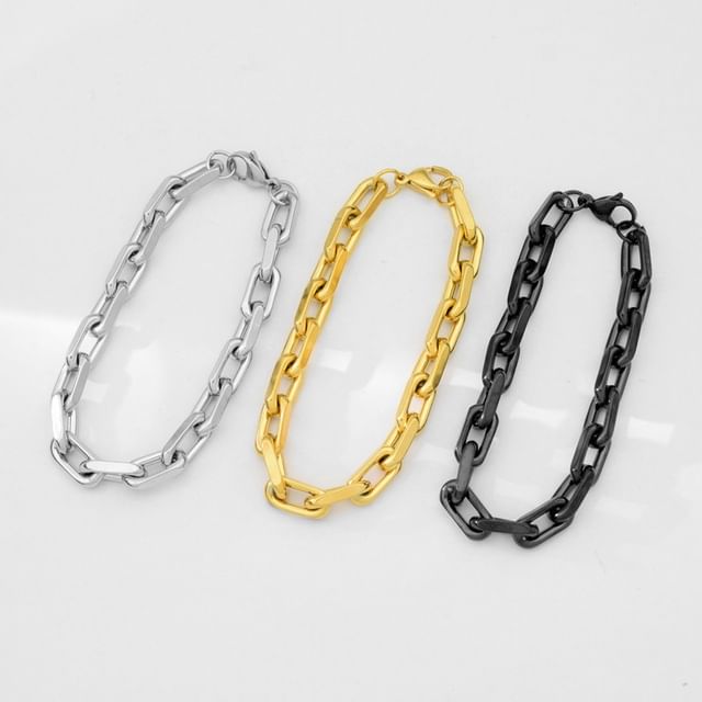 Juanitro-Stainless Steel Chain Bracelet