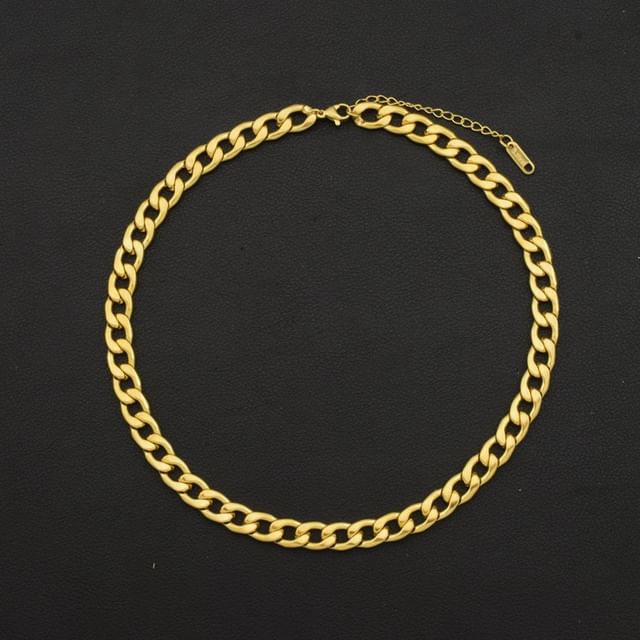 Juanitro-Stainless Steel Chain Necklace