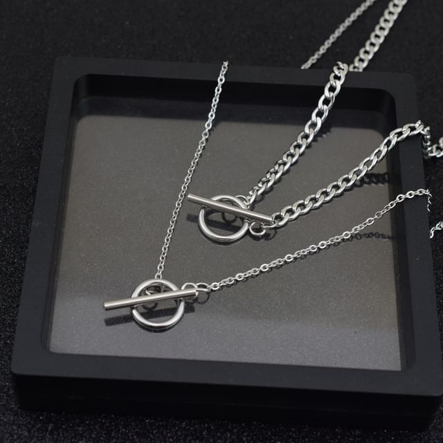 Juanitro-Toggle Chain Necklace Set