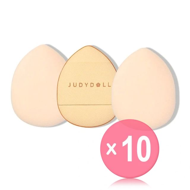 Judydoll-3 Pcs Finger Concealer Puff 10pcs Bundle Set