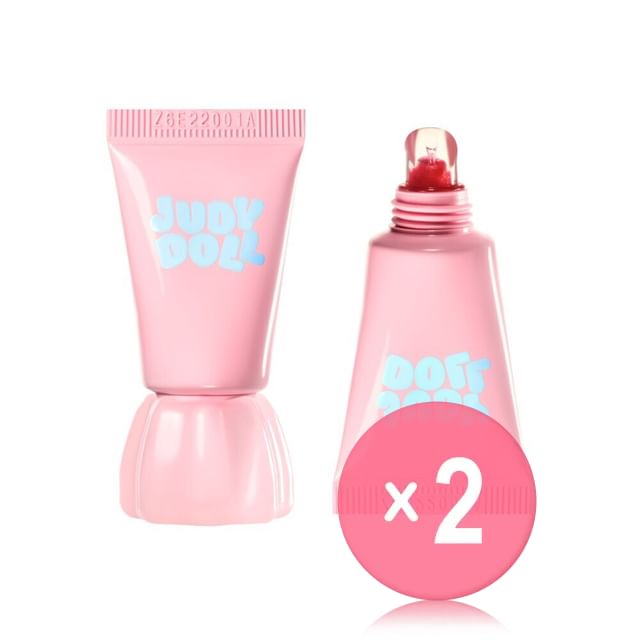 Judydoll-Mini Collection Glowy Lip Gloss - 3 Colors 2pcs Bundle Set